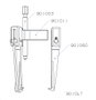 Forza Extractor de 3 Patas 210 x 160 Serie 9000T